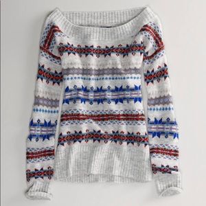 American Eagle Women’s Fair Isle Sweater | Size: S